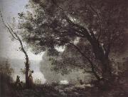 Jean-Baptiste Corot Mott memories Fontainebleau Sweden oil painting artist
